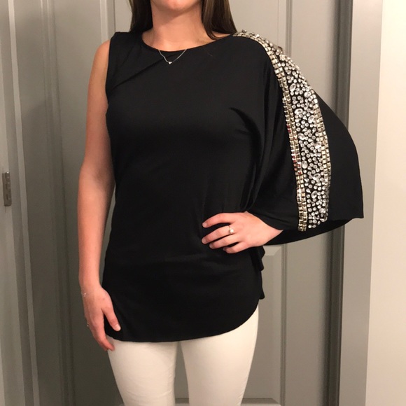 Haute Hippie diamond wing tee brand new shiny - Picture 1 of 8